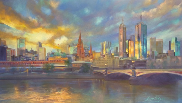 Grace Paleg Melbourne skyline